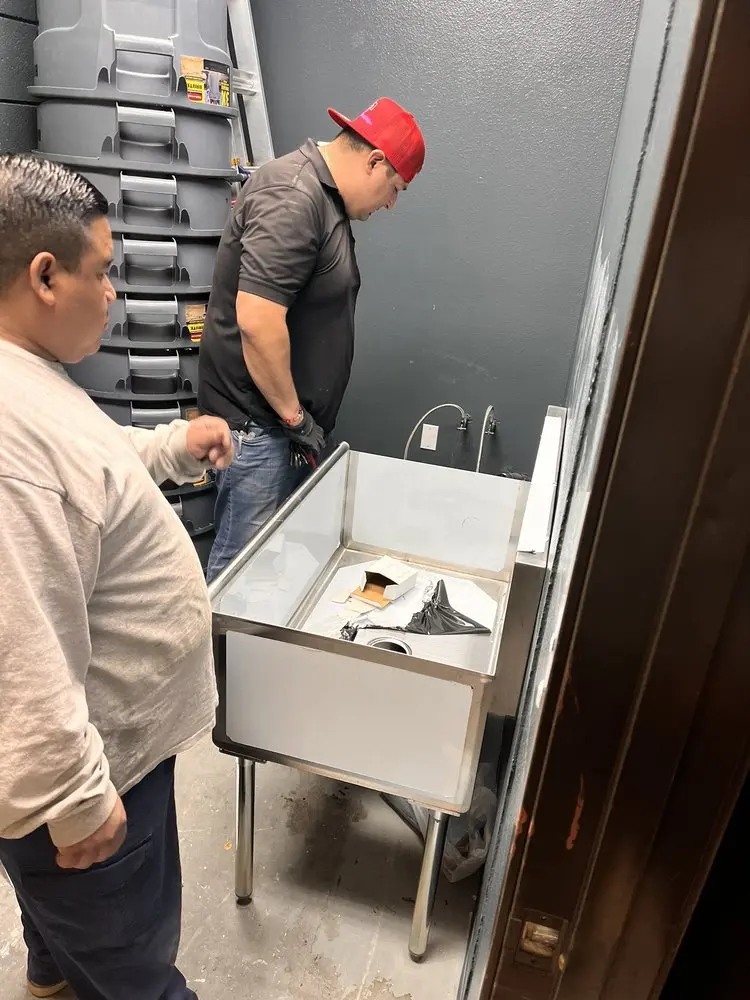 Commercial plumbing and sink installation in Franklin Park